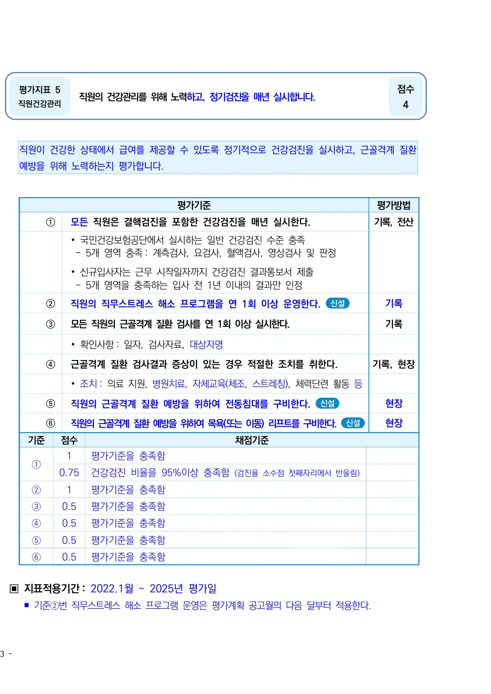 2025년 시설급여(노인요양시설) 평가매뉴얼 원본 쪽 1/7