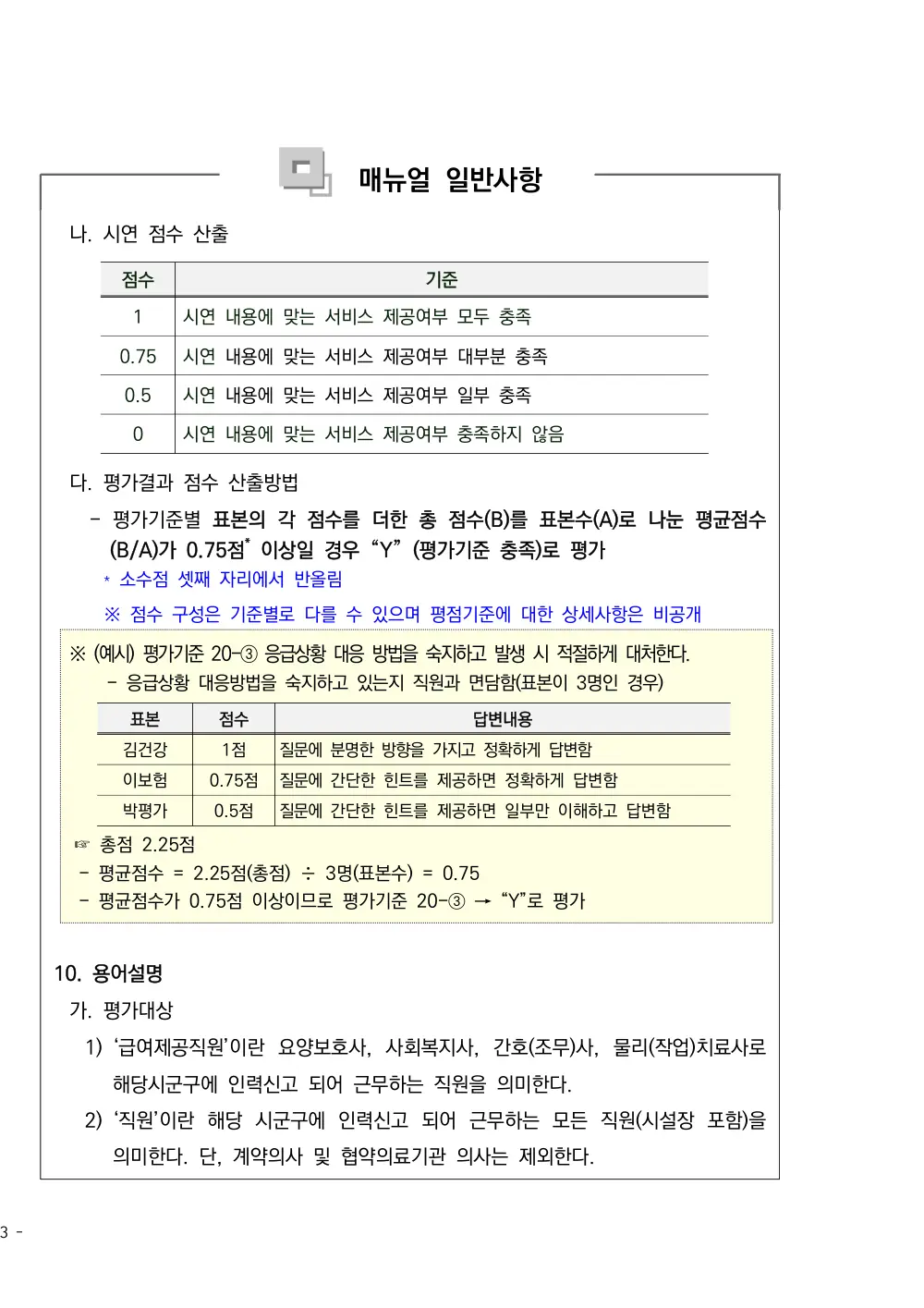 2025년 시설급여(노인요양공동생활가정) 평가매뉴얼 원본 쪽 1/1
