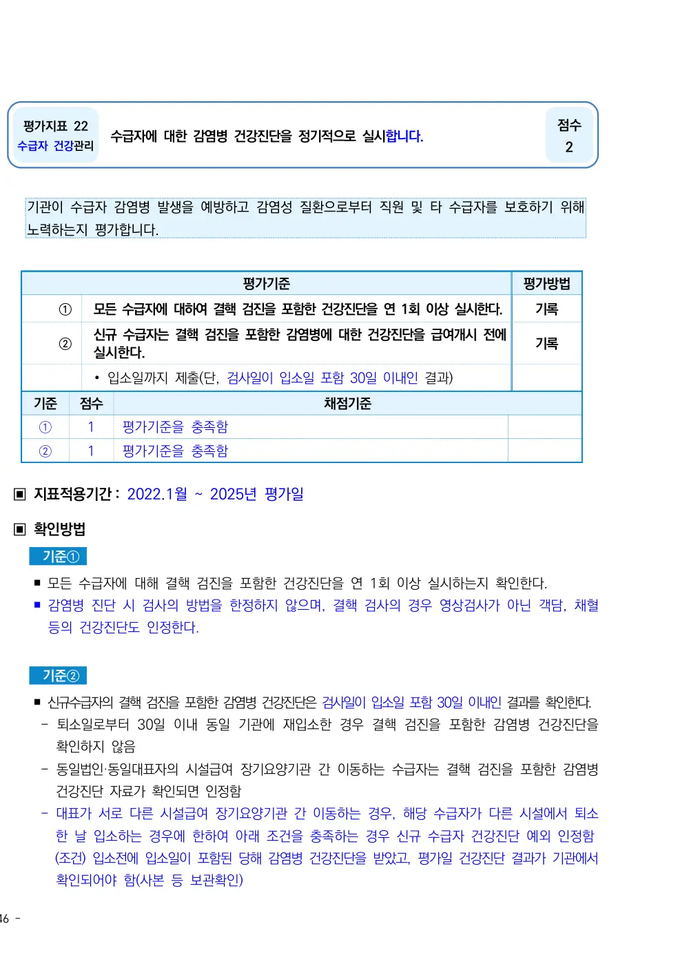 2025년 시설급여(노인요양공동생활가정) 평가매뉴얼 원본 쪽 1/7