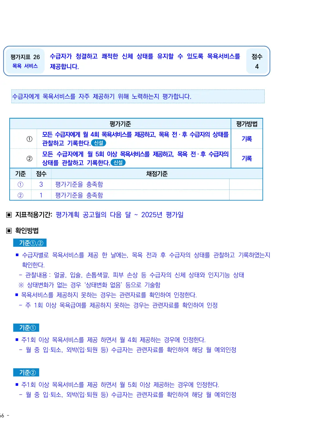 2025년 시설급여(노인요양공동생활가정) 평가매뉴얼 원본 쪽 1/2