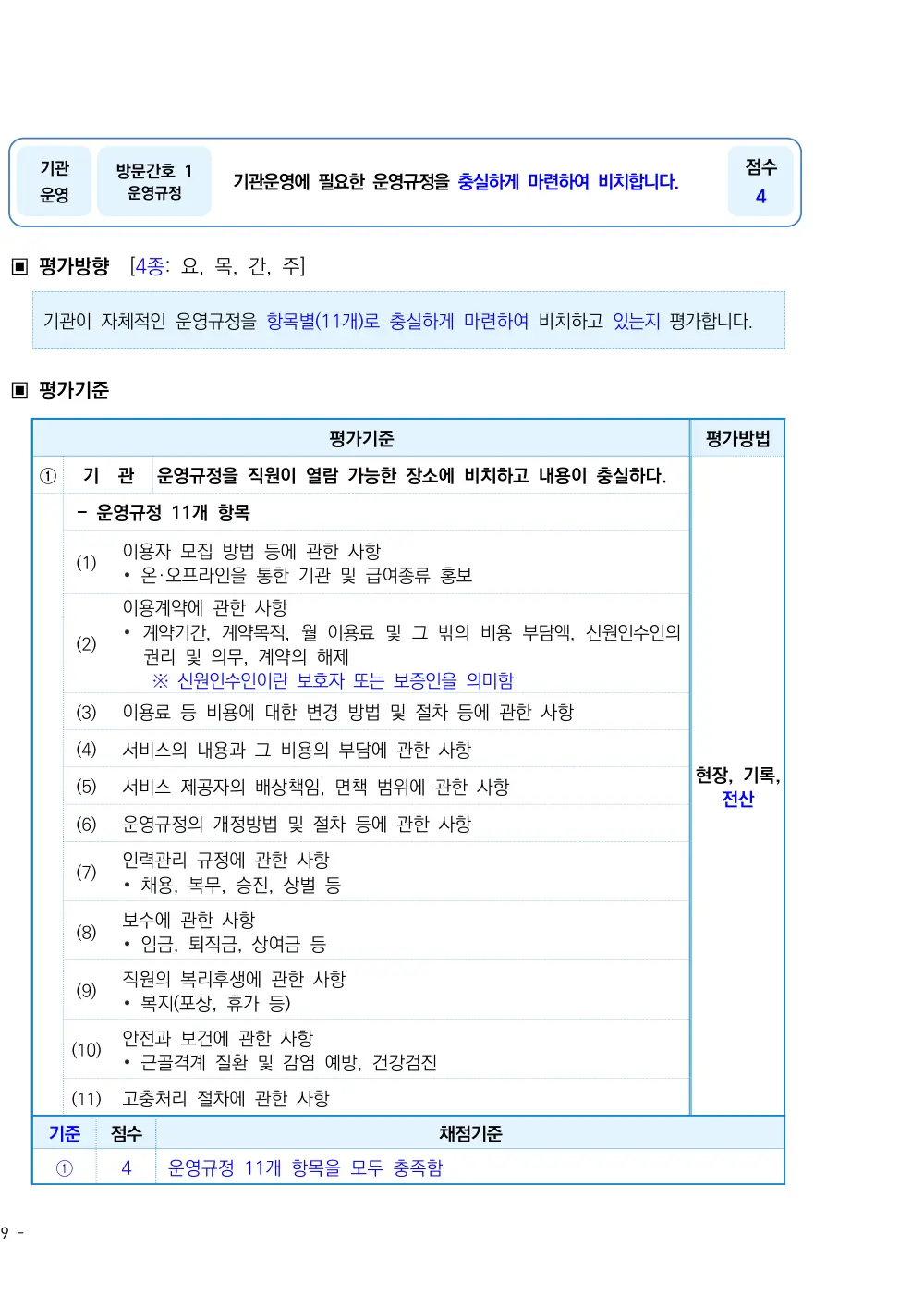 2026년 방문간호 평가매뉴얼 원본 쪽 1/2