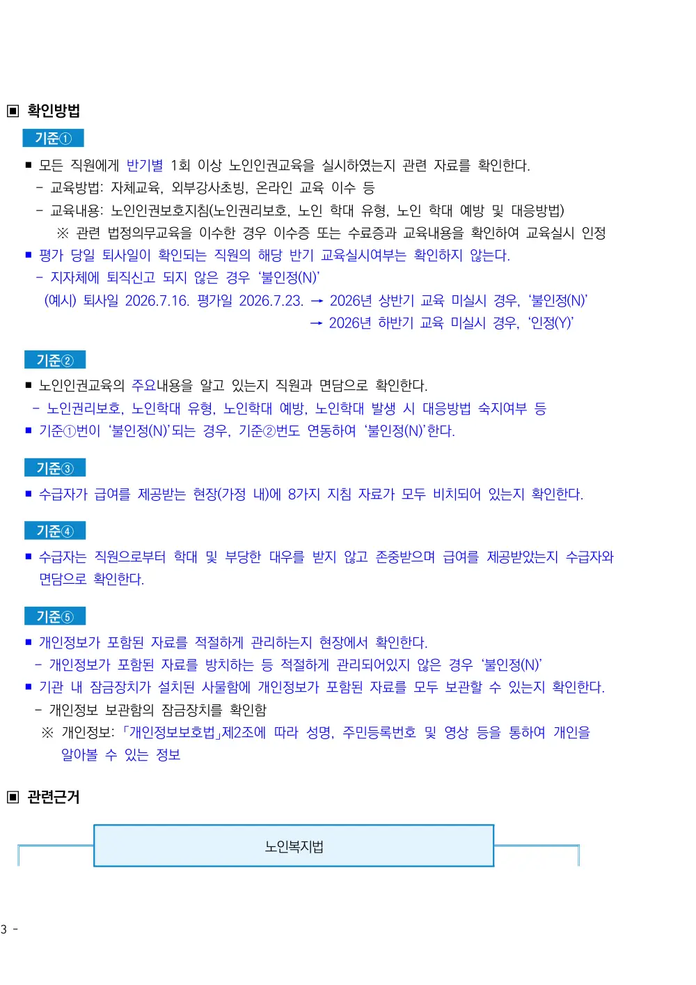 2026년 방문요양 평가매뉴얼 원본 쪽 2/4