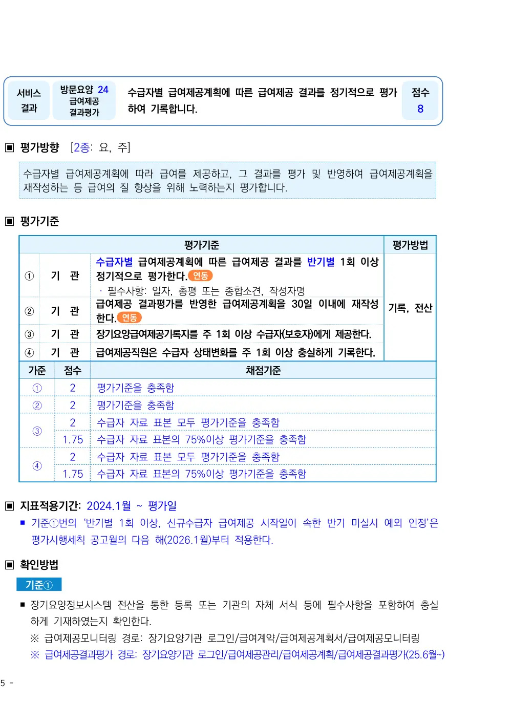 2026년 방문요양 평가매뉴얼 원본 쪽 1/3