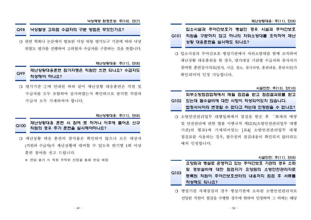 2026년 재가급여 평가매뉴얼 다빈도 Q&A 사례집(2차, 수정) 원본 쪽 1/1